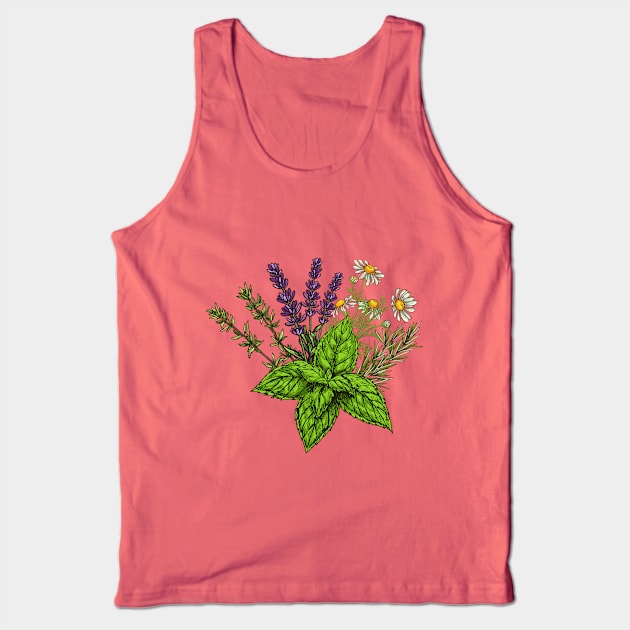 Medicinal Herbs Tank Top by NewWorldIsHere